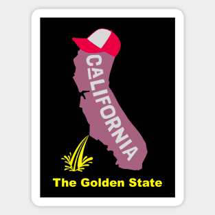 A funny map of California - 3 Magnet